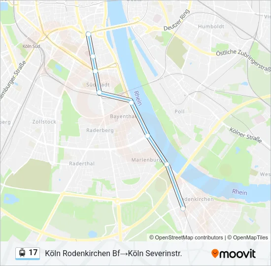17 Light Rail Line Map