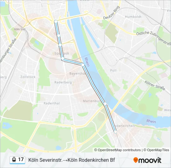 17 Light Rail Line Map