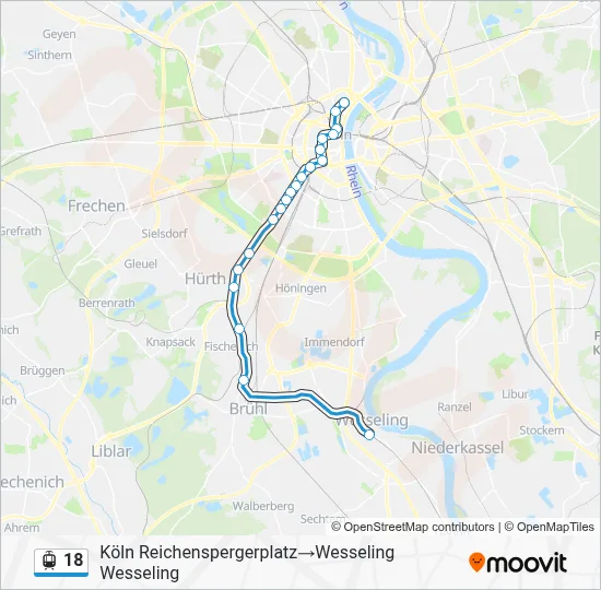 18 Light Rail Line Map
