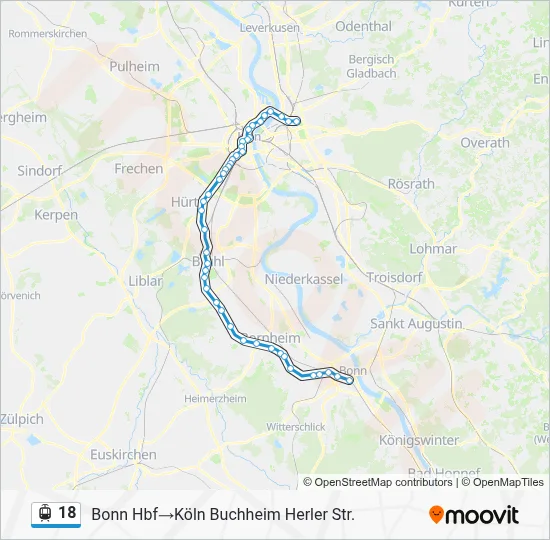 18 Light Rail Line Map