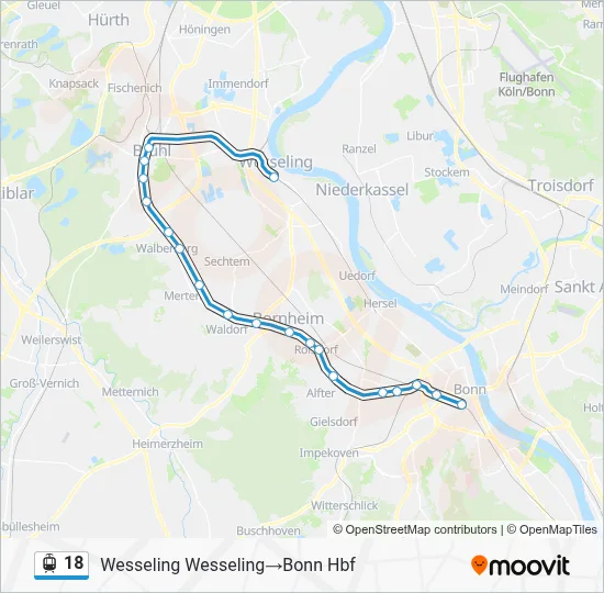 18 Light Rail Line Map