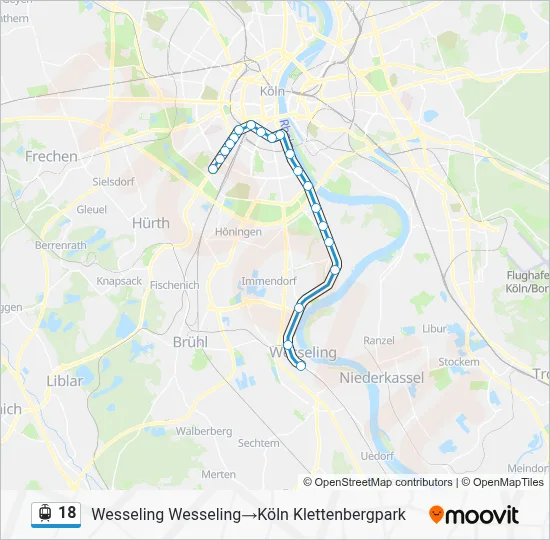 18 Light Rail Line Map