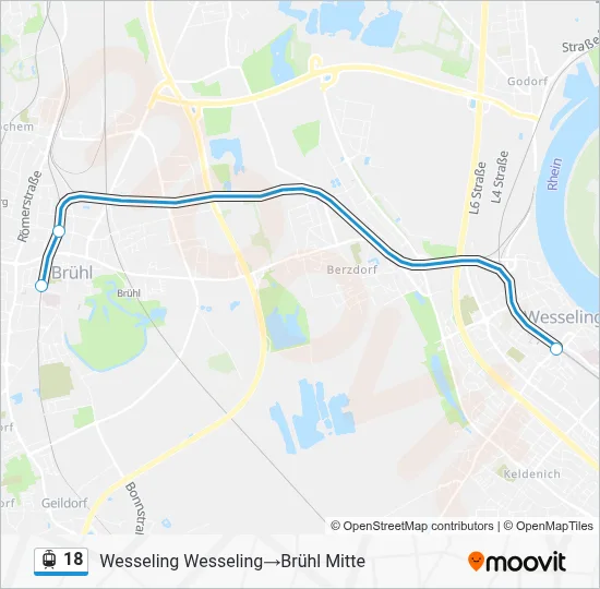 18 Light Rail Line Map