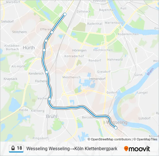 18 Light Rail Line Map