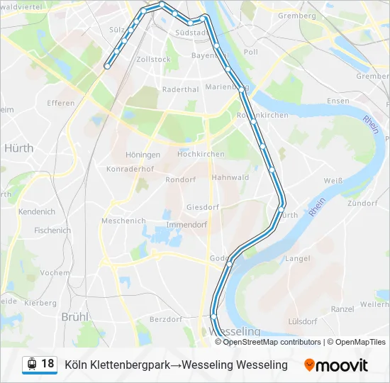 18 Light Rail Line Map
