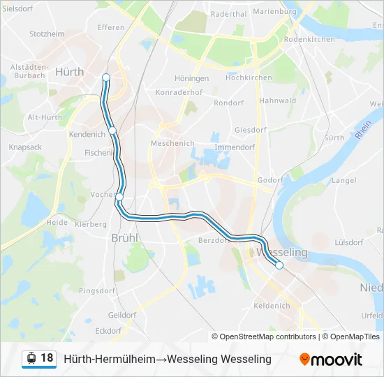 18 Light Rail Line Map