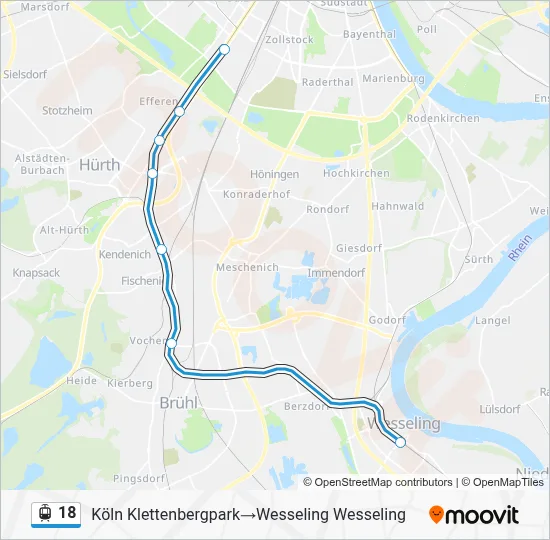 18 Light Rail Line Map