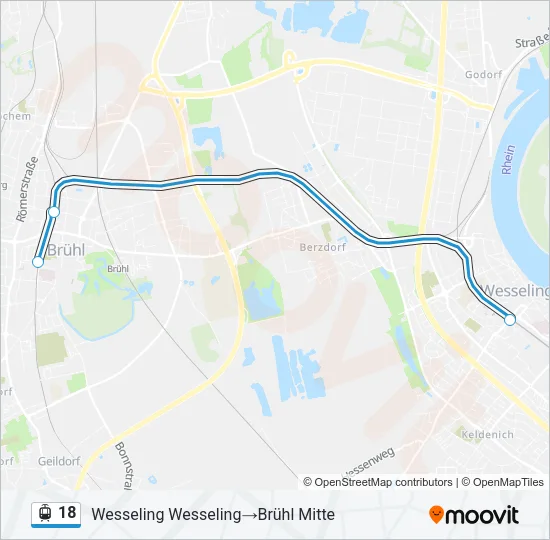 18 Light Rail Line Map