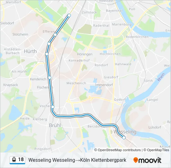 18 Light Rail Line Map