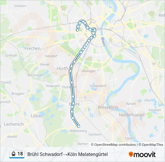 18 Light Rail Line Map