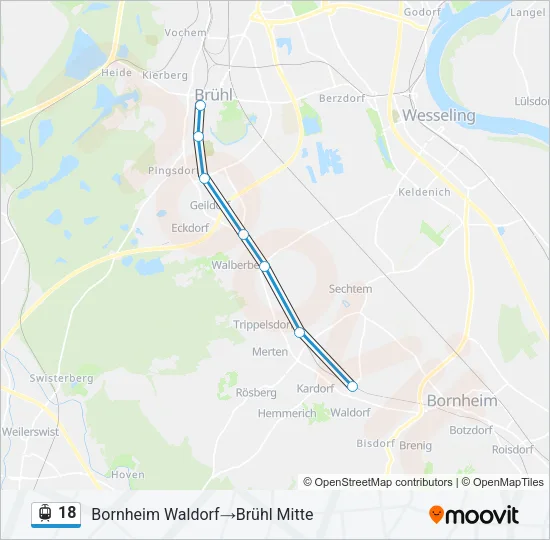 18 Light Rail Line Map