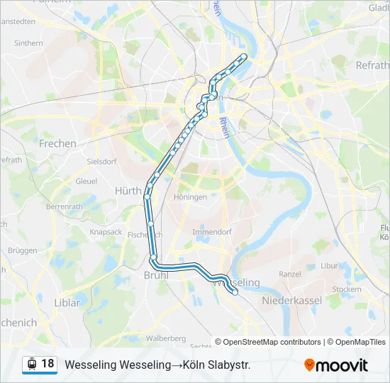 18 Light Rail Line Map