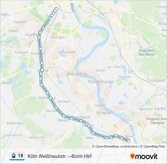 18 Light Rail Line Map