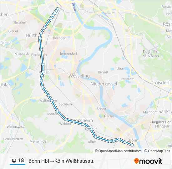 18 Light Rail Line Map