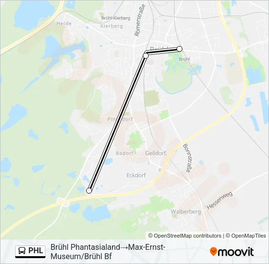 PHL Bus Line Map