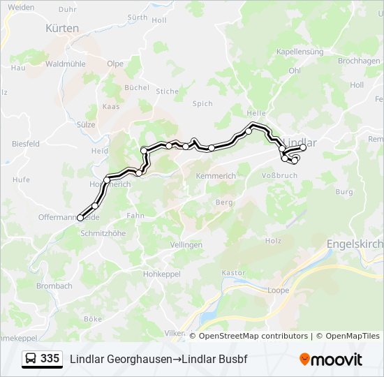 335 OVAG Oberbergische Verkehrsgesellschaft mbH Bus