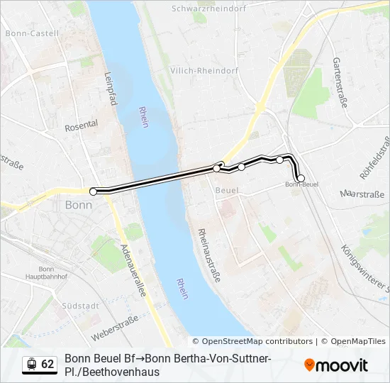 62 Light Rail Line Map