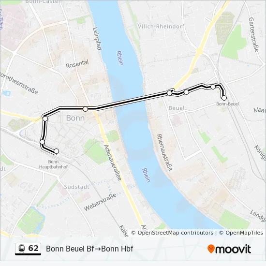 62 Light Rail Line Map