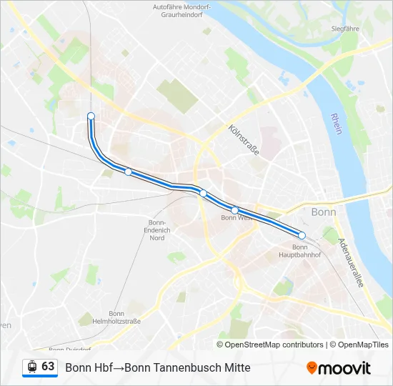 63 Light Rail Line Map