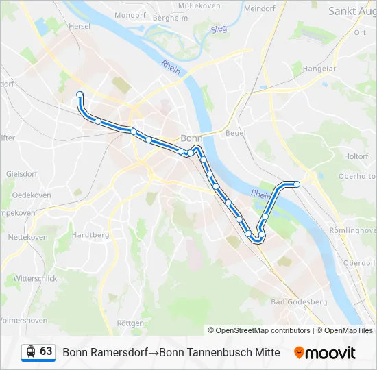 63 Light Rail Line Map