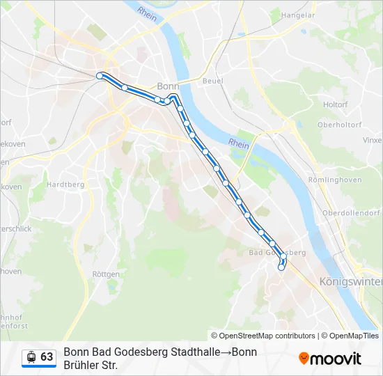 63 Light Rail Line Map