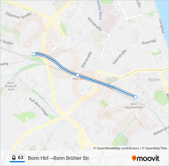 63 Light Rail Line Map
