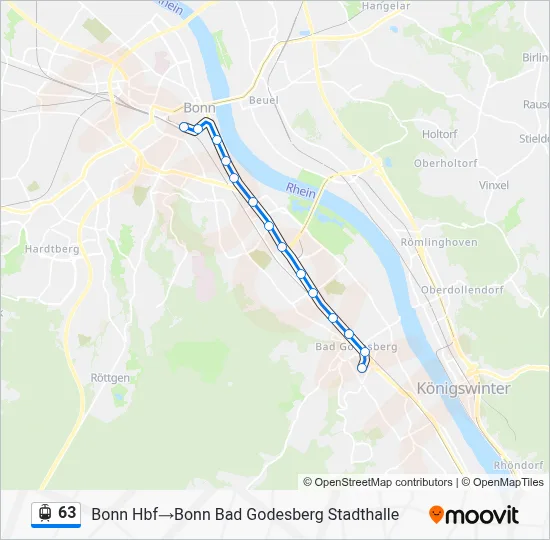 63 Light Rail Line Map