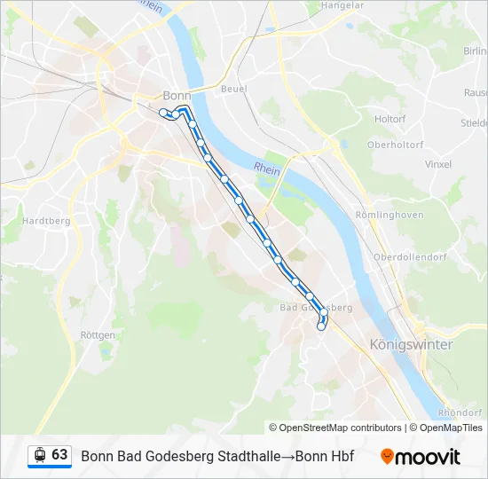 63 Light Rail Line Map