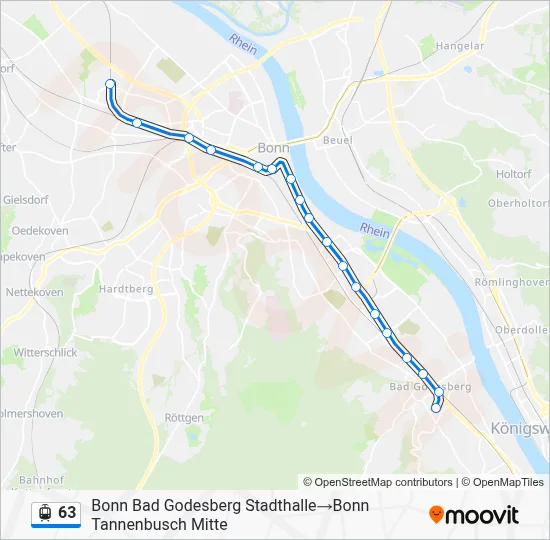 63 Light Rail Line Map