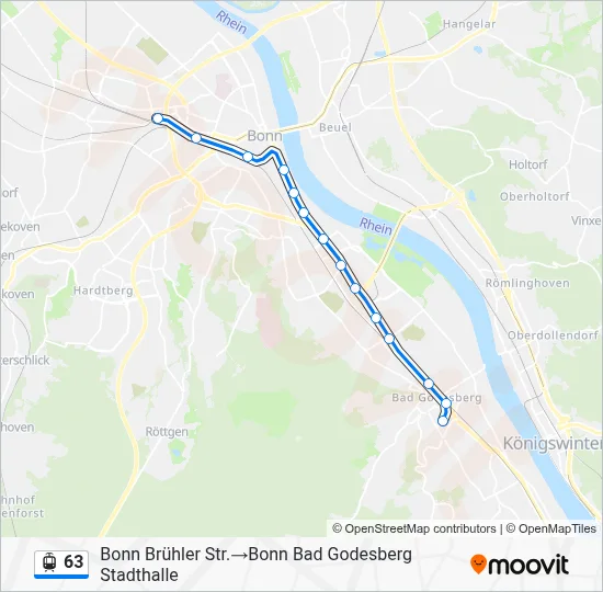 63 Light Rail Line Map