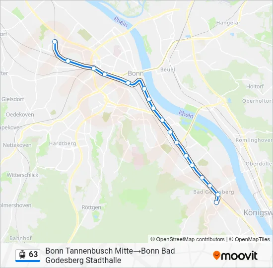 63 Light Rail Line Map