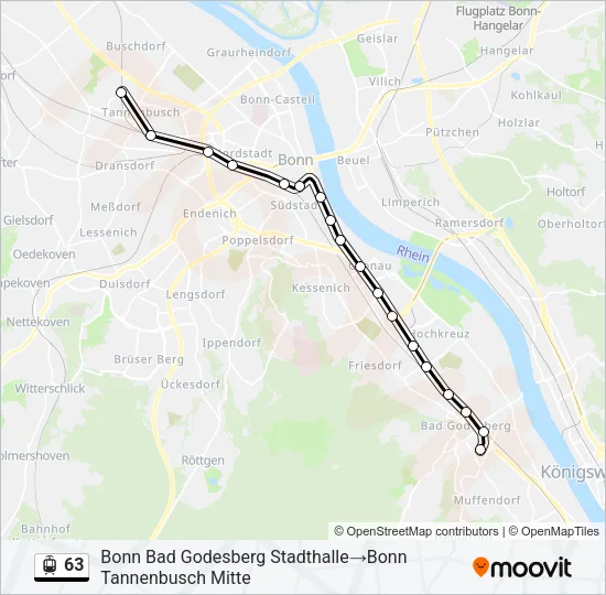 63 Light Rail Line Map