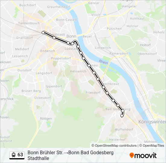 63 Light Rail Line Map