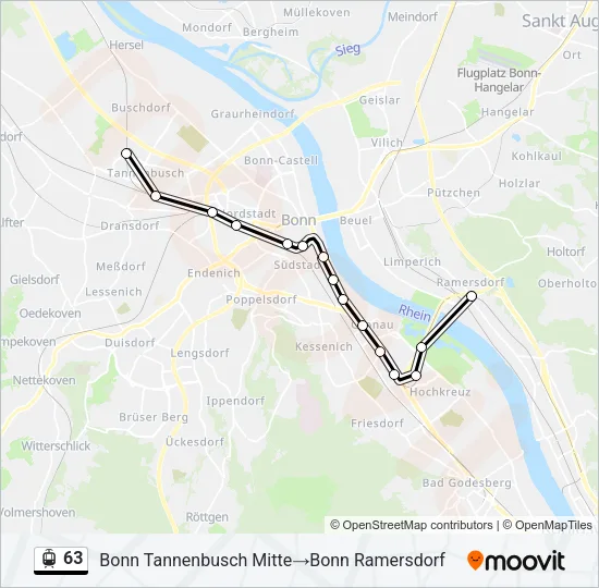 63 Light Rail Line Map