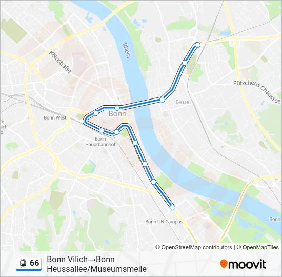 66 Light Rail Line Map