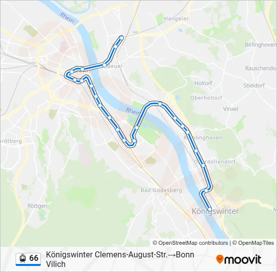 66 Light Rail Line Map