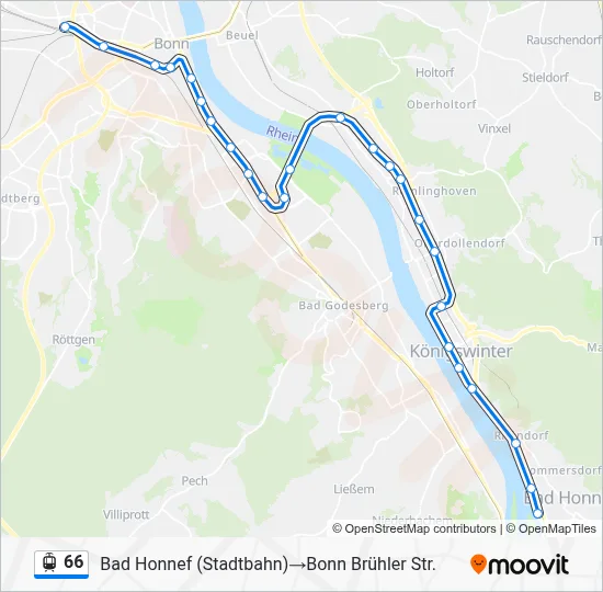 66 Light Rail Line Map