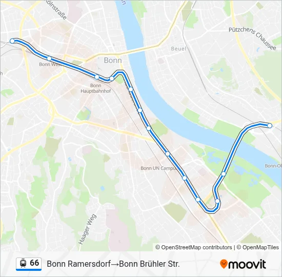 66 Light Rail Line Map