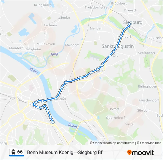 66 Light Rail Line Map