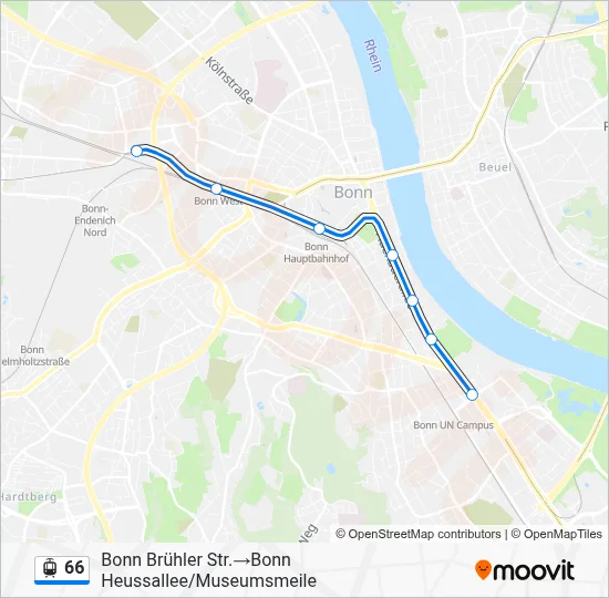 66 Light Rail Line Map