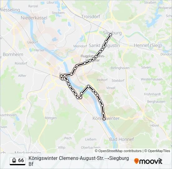 66 Light Rail Line Map