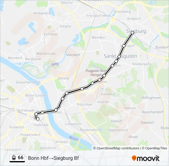 66 Light Rail Line Map