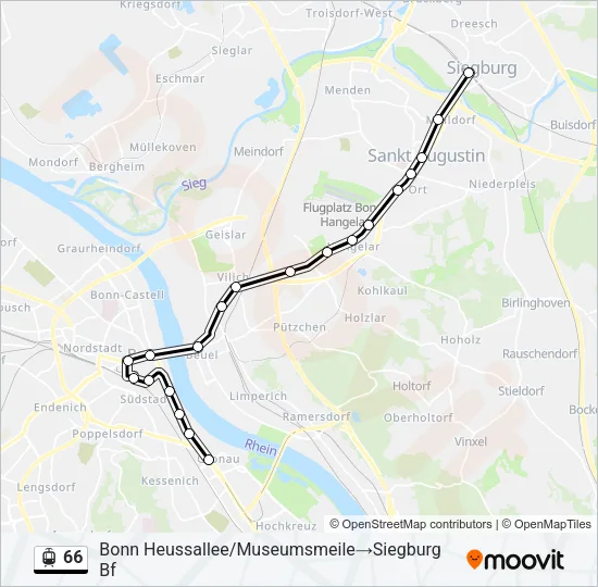 66 Light Rail Line Map