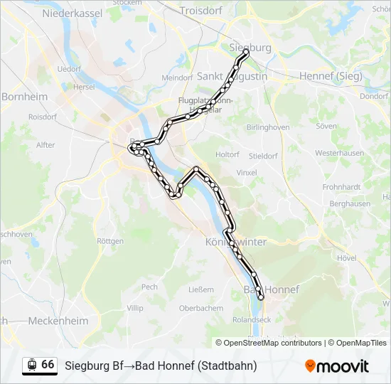 66 Light Rail Line Map