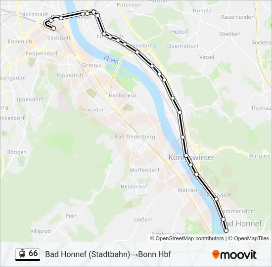 66 Light Rail Line Map