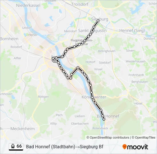 66 Light Rail Line Map