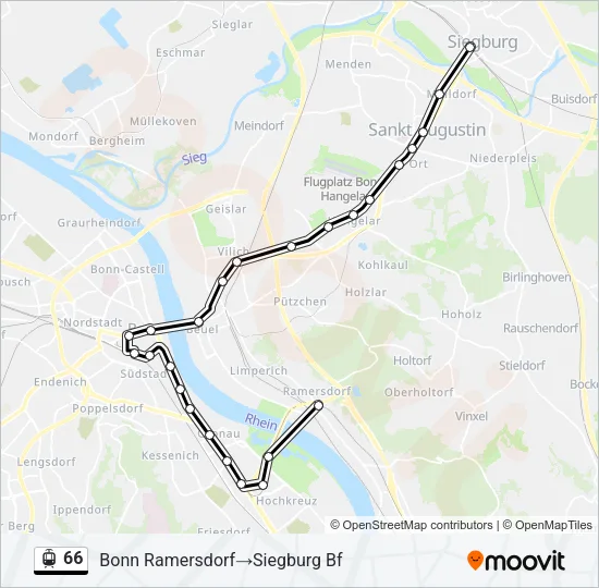 66 Light Rail Line Map