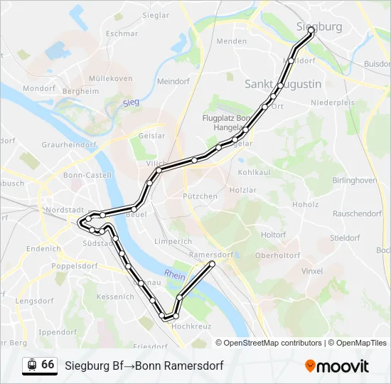 66 Light Rail Line Map