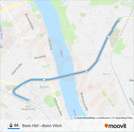 66 Light Rail Line Map