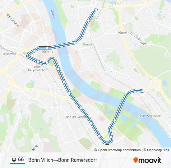 66 Light Rail Line Map
